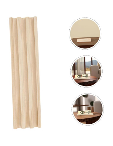 2 Bandejas de Dominó de Madera Antideslizantes Toddmomy