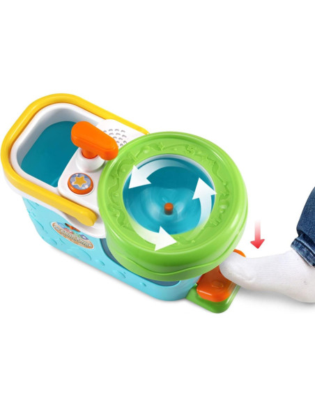 Caddy de Limpieza Interactivo VTech Clean Sweep Azul 3-5 Años