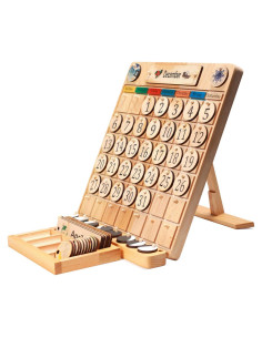 Calendario de Madera SkoolHQ para Niños - Aprendizaje de Días y Meses