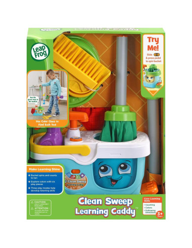 Caddy de Limpieza Interactivo VTech Clean Sweep Azul 3-5 Años