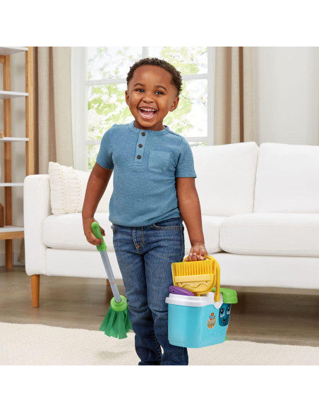 Caddy de Limpieza Interactivo VTech Clean Sweep Azul 3-5 Años