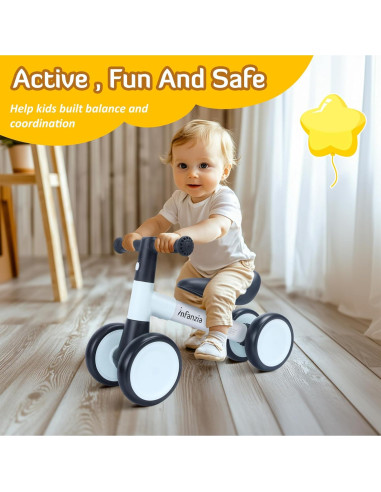 Bicicleta de Equilibrio INFANZIA para Niños 12-36 Meses