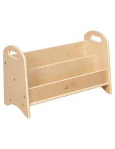 Expositor de Libros ECR4Kids 2 Estantes Natural para Niños