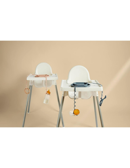 Placa de Succión Smack Fun Rosa Pálido para Bebés y Niños