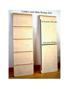 Arco de Escalada Montessori Kidodido con Rampa y Cojín Estrella 2