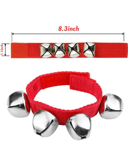 Campanas de Muñeca POPLAY 6 Pcs Jingle Bells Musicales