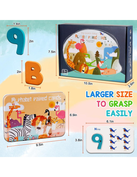 Tarjetas de Flash LOOIKOOS para Niños 3-5 Años - Aprendizaje ABC Tarjetas de Flash LOOIKOOS para Niños 3-5 Años - Aprendizaje ABC