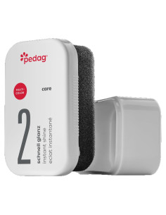 Esponja Pulidora de Cuero Pedag Shine | Brillo Instantáneo 10.16cm