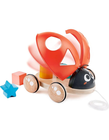 Clasificador de Formas Mariquita Hape para Niños 12+ Meses