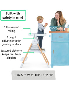 Mesa a Torre 2-en-1 Ingenuidad para Niños 18M-4A Ajustable 2