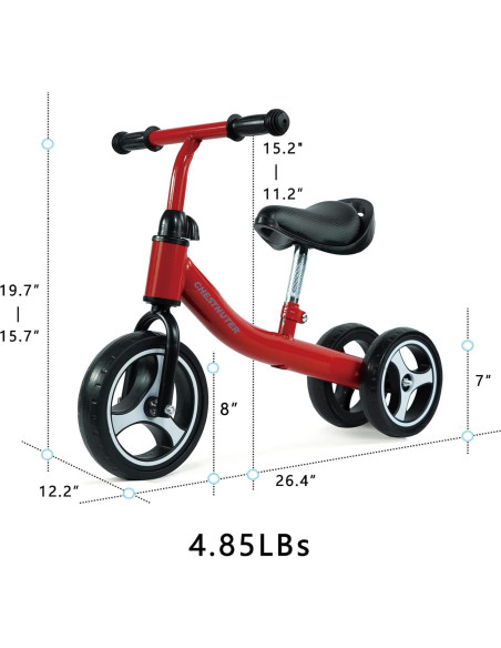 Bicicleta de Equilibrio CHESTNUTER para Bebés 1-3 Años