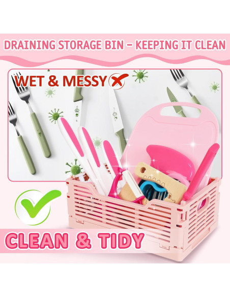 Juego de cocina Montessori para niños 34 piezas PARTY TONIGHT Juego de cocina Montessori para niños 34 piezas PARTY TONIGHT