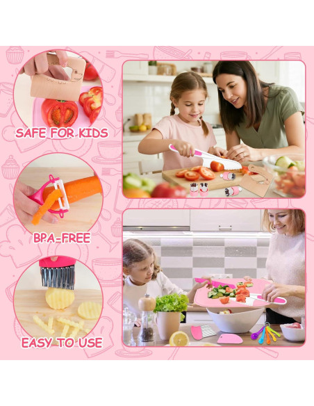 Juego de cocina Montessori para niños 34 piezas PARTY TONIGHT Juego de cocina Montessori para niños 34 piezas PARTY TONIGHT