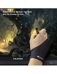 Guante Artista Huion Cura CR-01 para Dibujo Digital - Talla Libre 2