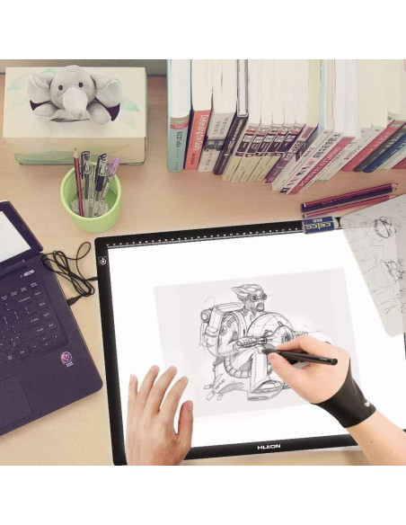 Guante Artista Huion Cura CR-01 para Dibujo Digital - Talla Libre