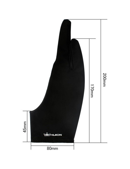Guante Artista Huion Cura CR-01 para Dibujo Digital - Talla Libre