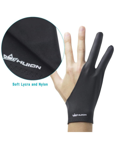 Guante Artista Huion Cura CR-01 para Dibujo Digital - Talla Libre