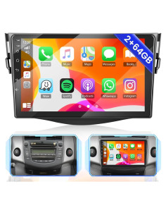 Estéreo de Coche Android Hikity 9" 64GB para Toyota RAV4 2007-2011