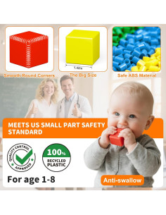 Bloques Magnéticos Grandes de Viaje Veneibe 20PCS 3.61cm 2
