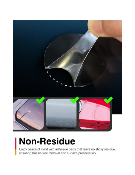 Pads Adhesivos Doble Cara MASIGO 56mm para Soporte de Ventosa