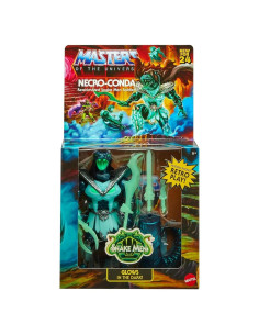 Figura de Acción MOTU Necro-Conda Mattel 13.97 cm Brilla en la Oscuridad