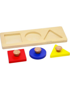 Rompecabezas de Formas Geométricas Elite Montessori 31.4x11.8cm 2
