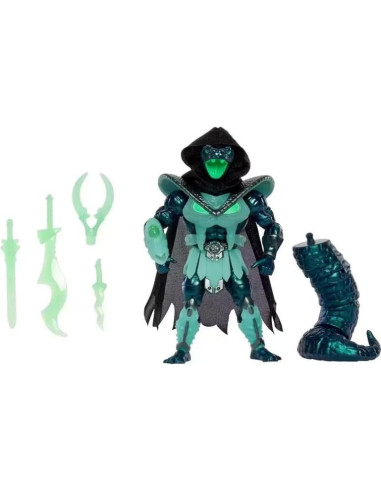 Figura de Acción MOTU Necro-Conda Mattel 13.97 cm Brilla en la Oscuridad