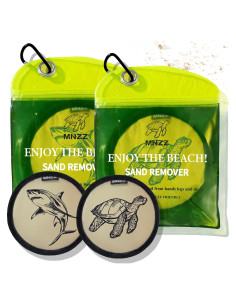 MNZZ Quitarena de Playa Portátil 2pcs Nylon Floral 12.7cm