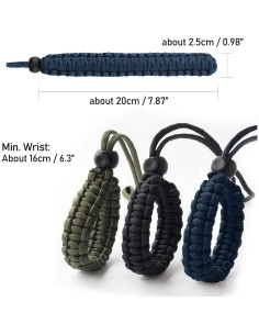 Correa de Muñeca Hukado Ajustable para Cámara DSLR - Paquete de 3 2