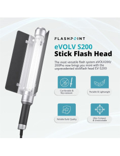 Cabezal de Flash Stick Flashpoint AD-S200 para Godox AD200 2