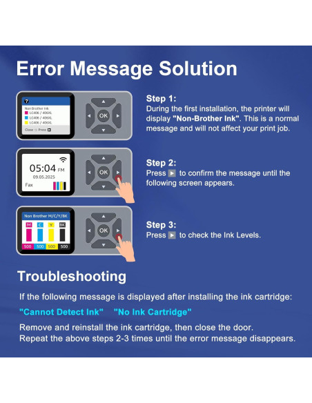 Toner Kingdom Compatible LC406XL para Brother - 4 Cartuchos