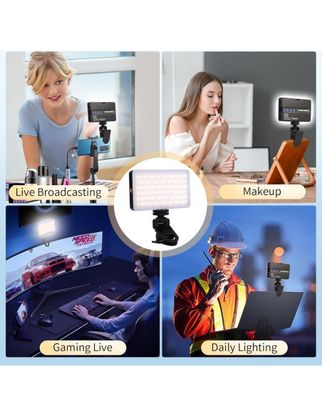 Luz Selfie Portátil YCSXhandpick 90 LED 3 Modos Ajustable