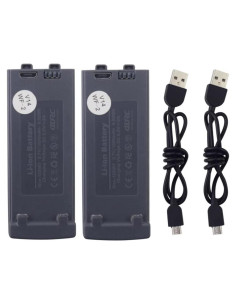 Baterías de Litio 2PCS 3.7V 1600mAh Sea Jump para Dron RC