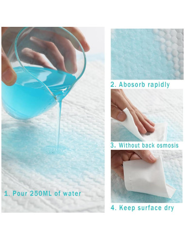 Almohadillas Desechables Nihao Honey 33x46 cm - 20 Unidades