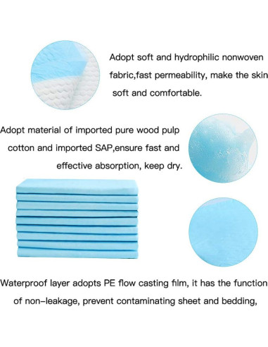 Almohadillas Desechables Nihao Honey 33x46 cm - 20 Unidades