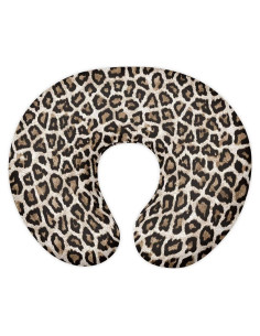 Funda de Almohada de Lactancia Mintulipy Leopardo 55.88x45.72 cm