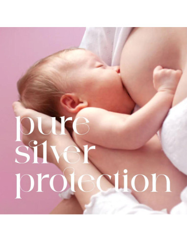 Copas de Lactancia BoobyBuds de Plata 999 - Protectores XL
