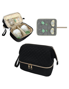 Bolsa para Extractor de Leche Materna MELINON Doble Capa Negra