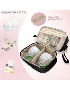 Bolsa para Extractor de Leche Materna MELINON Doble Capa Negra 2