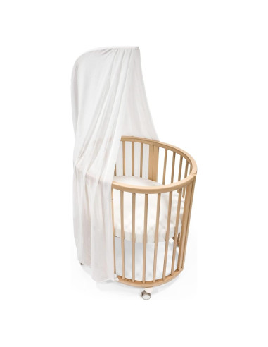Dosel Stokke Sleepi V3 Blanco - Cuna Mini y Cama - Tela Ligera