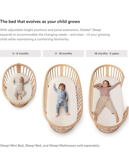 Dosel Stokke Sleepi V3 Blanco - Cuna Mini y Cama - Tela Ligera