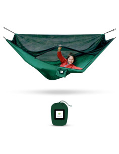 Hamaca Reversible con Red Antimosquitos Hammock Bliss 300x150cm