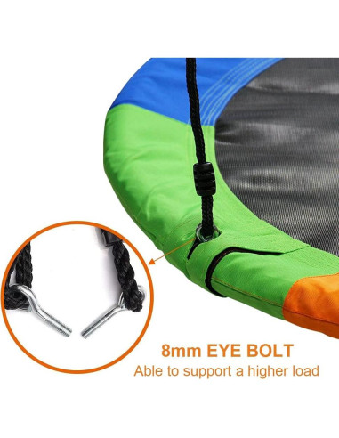 Columpio Redondo de 101.6 cm Juegoal para Niños - Alta Capacidad