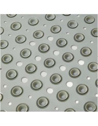Alfombra de baño antideslizante Amazon Basics 101.6x40.6cm Gris