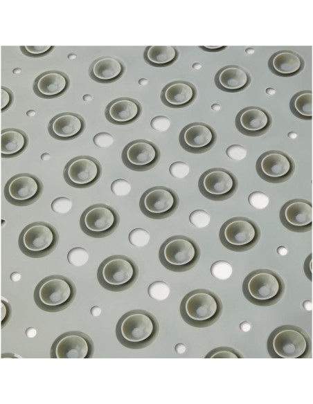 Alfombra de baño antideslizante Amazon Basics 101.6x40.6cm Gris