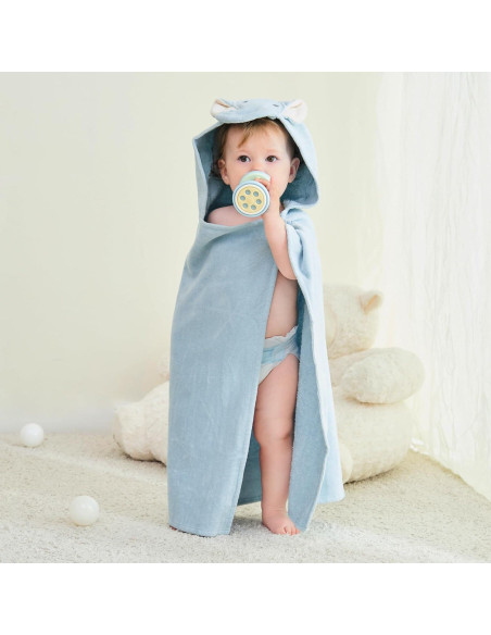 Toallas con Capucha para Bebé Softan 2 Pack Algodón 100%