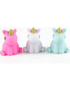 Set de Juguetes de Baño Buddy & Barney - 3 Piezas Unicornio LED 2