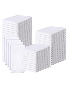 Paquete de 50 Pañales de Tela Birdseye Algodón 68.58x68.58cm