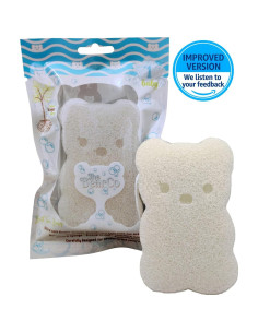 Esponja de Baño para Bebés BearCo 100% Natural Hipoalergénica 2
