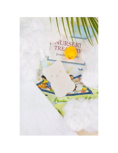 Esponja de Baño para Bebés BearCo 100% Natural Hipoalergénica